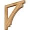 Ekena Millwork Imperial Block Rough Sawn Bracket, Western Red Cedar, 4"W x 40"D x 40"H BKT04X40X40IMP05RWR - alternate 1